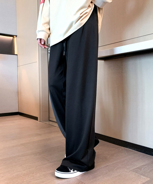 neos(ネオス)の「【neos -addictive design-】ルーズシルエット 切替 ライン セミワイド パンツ(その他パンツ・メンズ・ワインレッド/グレー/ブラック・LARGE/MEDIUM)」の8枚目の写真