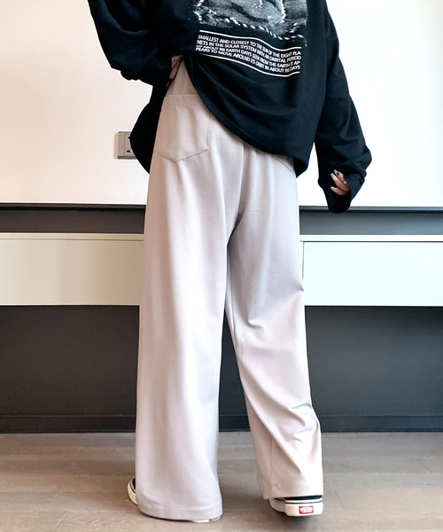 neos(ネオス)の「【neos -addictive design-】ルーズシルエット 切替 ライン セミワイド パンツ(その他パンツ・メンズ・ワインレッド/グレー/ブラック・LARGE/MEDIUM)」の16枚目の写真