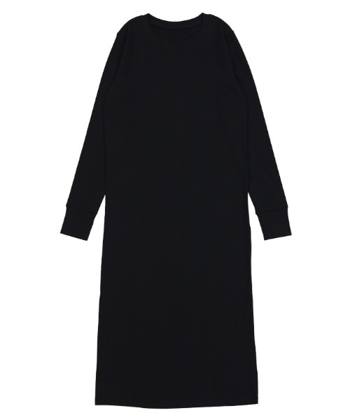 select MOCA（セレクトモカ）の「サーマルロング丈ワンピース（ワンピース・レディース・アイボリー/ブラック/グリーン・FREE）」の14枚目の写真