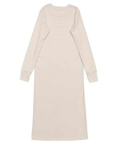 select MOCA（セレクトモカ）の「サーマルロング丈ワンピース（ワンピース・レディース・アイボリー/ブラック/グリーン・FREE）」の15枚目の写真