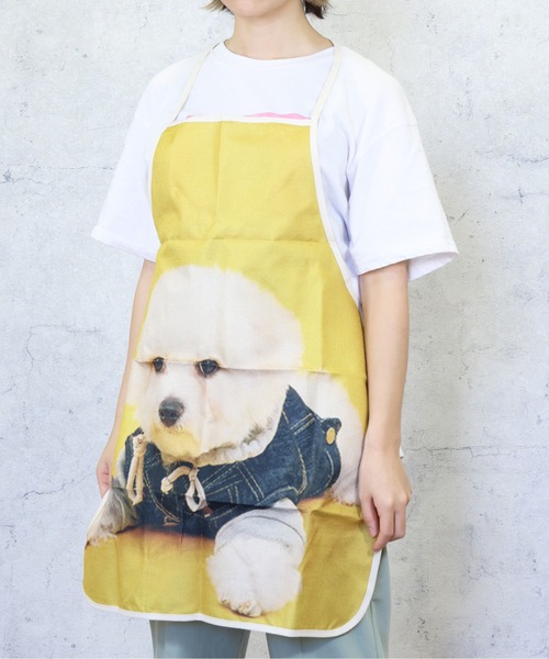 emesuelee（エメスーリー）の「リアル犬エプロン（エプロン）」 - WEAR