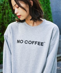 【NO COFFEE × FRUIT OF THE LOOM 】コラボアイテム バックプリント クルー スウェット トレーナー