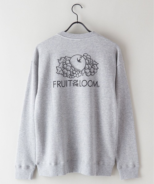 NO COFFEE（ノーコーヒー）の「【NO COFFEE × FRUIT OF THE LOOM 】コラボアイテム　バックプリント　クルー スウェット　トレーナー（スウェット・メンズ・ブラック/オフホワイト/杢グレー・MEDIUM/LARGE/X-LARGE）」の5枚目の写真