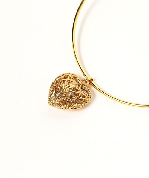 Ray BEAMS（レイビームス）の「Ray BEAMS / レース ハート パイプ チョーカー（チョーカー・レディース・シルバー/ゴールド・ONE SIZE）」の8枚目の写真