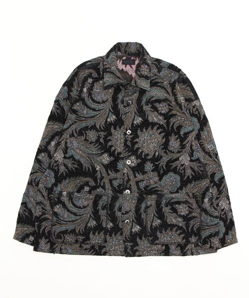 FR(13)NDS（フレンズ）の「FR(13)NDS /フレンズ /CHENILLE ロングスリーブシャツ（シャツ/ブラウス・メンズ・ブラック/ネイビー・F）」の2枚目の写真