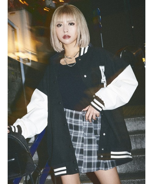 EGOIST（エゴイスト）の「ワイドプリーツミニスカート（スカート・レディース・ブラック/マルチ/キャメル・S/M）」の19枚目の写真