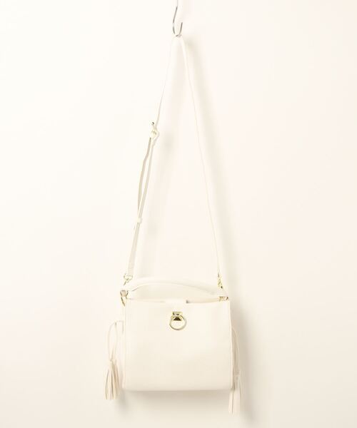 PAGEBOY（ページボーイ）の「ビンテージフリンジBAG（ショルダーバッグ・レディース・オフホワイト/ブラック・FREE）」の20枚目の写真