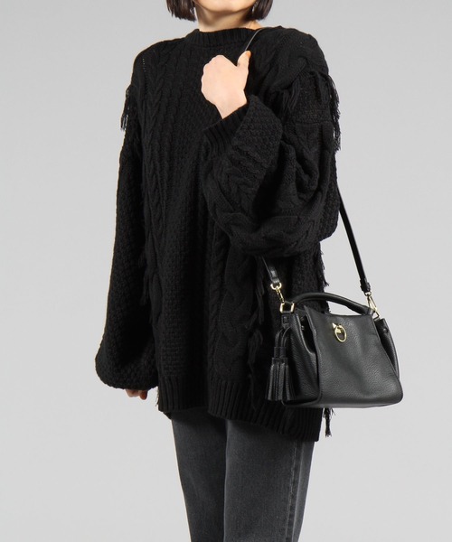 PAGEBOY（ページボーイ）の「ビンテージフリンジBAG（ショルダーバッグ・レディース・オフホワイト/ブラック・FREE）」の21枚目の写真