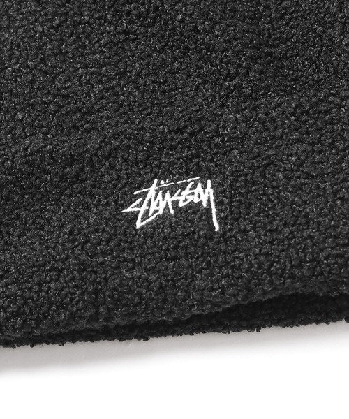 STUSSY（ステューシー）の「STUSSY/ステューシー Boucle Fleece beanie ビーニー（ニットキャップ/ビーニー・メンズ・レンガ/グリーン/ブラック/グレー・FREE）」の7枚目の写真