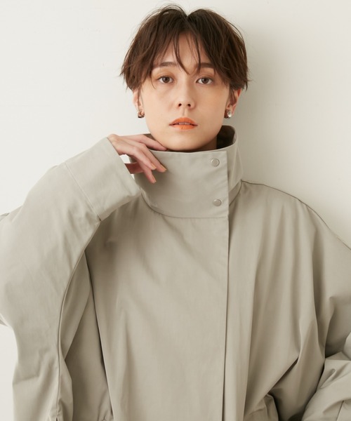 ぽむ/美品！エミ emmi 中綿ベストセットポンチョコート emmi（エミ）の「【emmi atelier】中綿ベストセットポンチョ