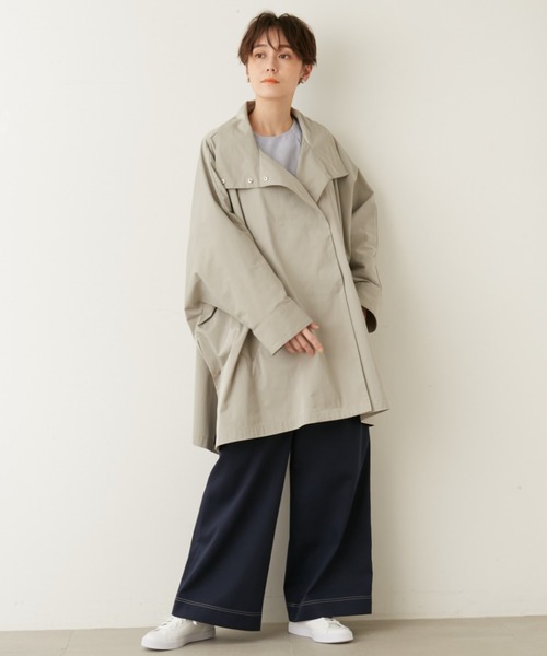 emmi（エミ）の「【emmi atelier】中綿ベストセットポンチョコート
