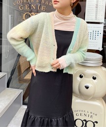 Ambre Ciel | グラデーションニットカーディガン／【WEB/EC限定商品】(カーディガン/ボレロ)