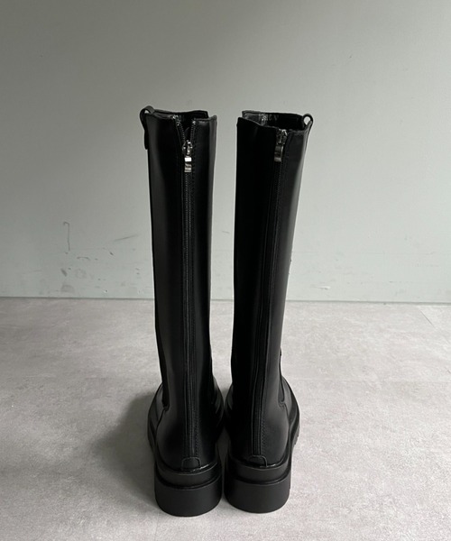 CPC SCAMP（シーピーシースキャンプ）の「【CPC SCAMP】クッションロングブーツ（ブーツ・レディース・ブラック/ブラウン・25/23/24）」の6枚目の写真