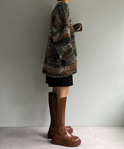 CPC SCAMP（シーピーシースキャンプ）の「【CPC SCAMP】クッションロングブーツ（ブーツ・レディース・ブラック/ブラウン・25/23/24）」の21枚目の写真