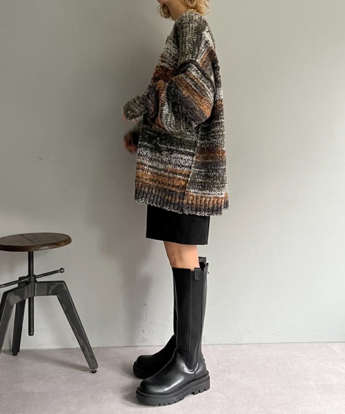 CPC SCAMP（シーピーシースキャンプ）の「【CPC SCAMP】クッションロングブーツ（ブーツ・レディース・ブラック/ブラウン・25/23/24）」の8枚目の写真