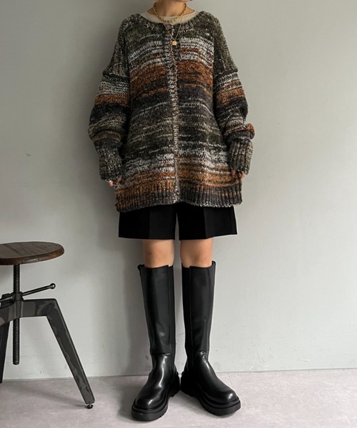 CPC SCAMP（シーピーシースキャンプ）の「【CPC SCAMP】クッションロングブーツ（ブーツ・レディース・ブラック/ブラウン・25/23/24）」の7枚目の写真