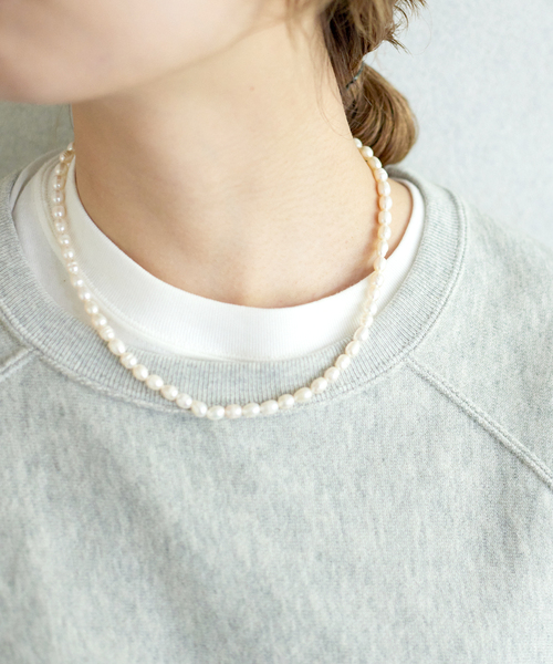 SLOBE IENA（スローブイエナ）の「《追加》SLOBE IENA プレーンネックレス（ネックレス・レディース・ホワイト・FREE）」の11枚目の写真