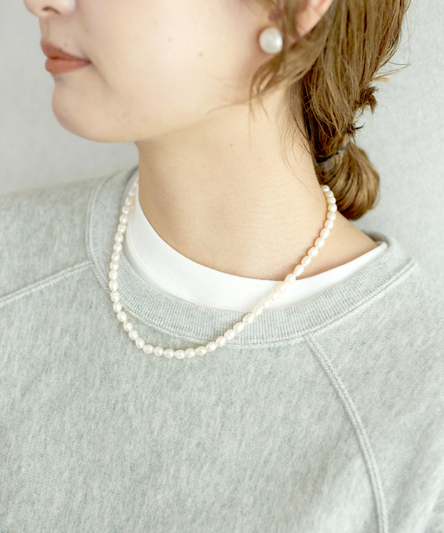 SLOBE IENA（スローブイエナ）の「《追加》SLOBE IENA プレーンネックレス（ネックレス・レディース・ホワイト・FREE）」の12枚目の写真