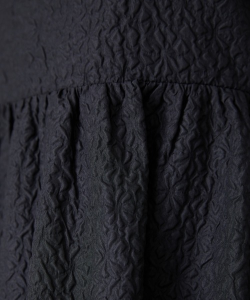 acro（アクロ）の「ぽこぽこエンボス＆チェックキャミワンピ/AC2313（ワンピース・レディース・ブラック/ベージュ/ネイビー/ブラウン/グリーン・ﾌﾘ-）」の19枚目の写真