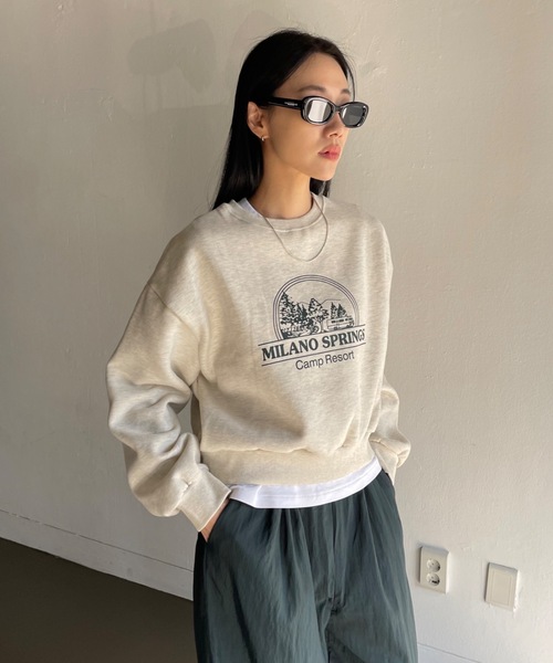 Didot.showroom(ディドット ショールーム)の「MILANO SPRINGS MTM(スウェット・レディース・ネイビー/グリーン/オートミール/チャコール・FREE)」の6枚目の写真