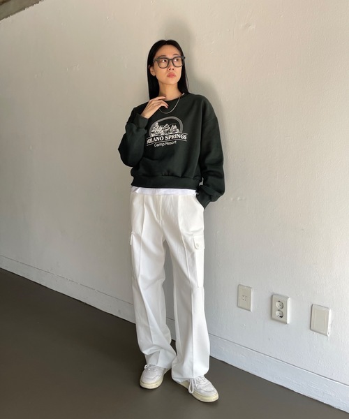 Didot.showroom(ディドット ショールーム)の「MILANO SPRINGS MTM(スウェット・レディース・ネイビー/グリーン/オートミール/チャコール・FREE)」の19枚目の写真