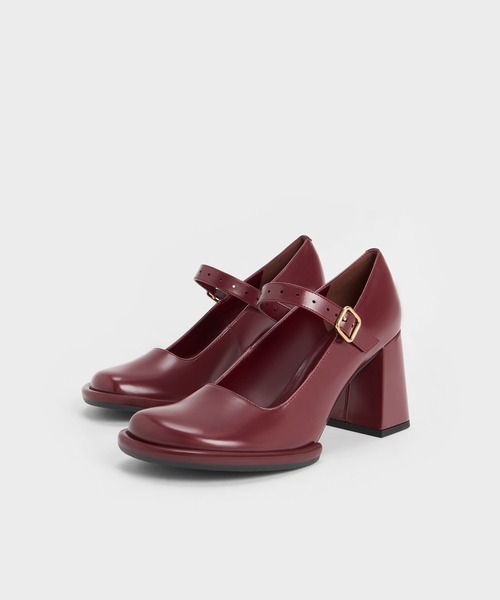 CHARLES & KEITH(チャールズ & キース)の「チューブラー メリージェーンパンプス(パンプス・レディース・ブラック/グリーン/マルーン・22cm/22.5cm/23cm/23.5cm/24.5cm/25cm/25.5cm)」の13枚目の写真