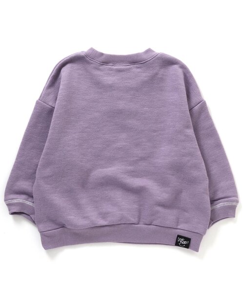 BREEZE（ブリーズ）の「【一部WEB限定カラー】裏起毛カラフルガゼットトレーナー（スウェット・キッズ・パープル/ブラック/オフホワイト/ライム/レッド/ブルー・110/130/140/90/100/80/120）」の12枚目の写真