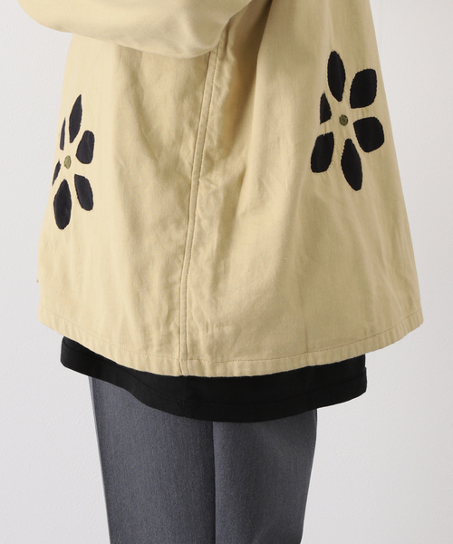 niche.（ニッチ）の「【Niche. / ニッチ】TwillFlower CutWorkOpenCollarShirts（シャツ/ブラウス・メンズ・ベージュ・MEDIUM/LARGE）」の12枚目の写真