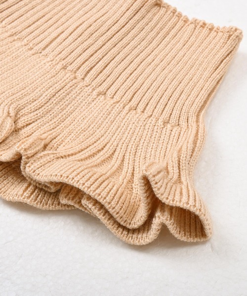 Felt-Maglietta(フェルトマリエッタ)の「ハイネックニット付け襟(ネックウォーマー/スヌード・レディース・ラベンダー/ベージュ/ホワイト/ピンク/ブラック・FREE)」の21枚目の写真