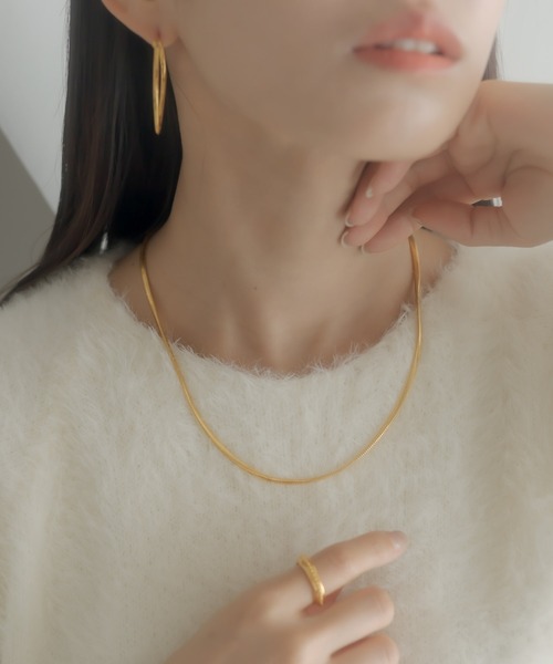 SHYLA(シャイラ)の「【SHYLA(シャイラ)】SNAKE CHAIN NECKLACE/ネックレス(ネックレス・レディース・ゴールド・FREE)」の9枚目の写真