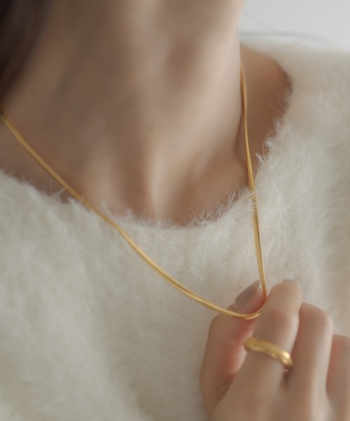 SHYLA(シャイラ)の「【SHYLA(シャイラ)】SNAKE CHAIN NECKLACE/ネックレス(ネックレス・レディース・ゴールド・FREE)」の11枚目の写真