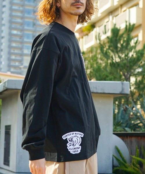 ELEMENT(エレメント)の「ELEMENT メンズ NAGID RAC LS ロンT 【2023年春夏モデル】/エレメント長袖ロンT(Tシャツ/カットソー・メンズ・ホワイト/ブラック・MEDIUM/LARGE/X-LARGE)」の17枚目の写真