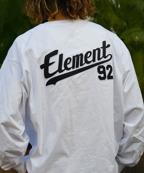 ELEMENT(エレメント)の「ELEMENT メンズ NAGID RAC LS ロンT 【2023年春夏モデル】/エレメント長袖ロンT(Tシャツ/カットソー・メンズ・ホワイト/ブラック・MEDIUM/LARGE/X-LARGE)」の9枚目の写真