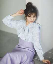 PROPORTION BODY DRESSING | モノトーンブーケフラワーブラウス / 1213110114(シャツ/ブラウス)