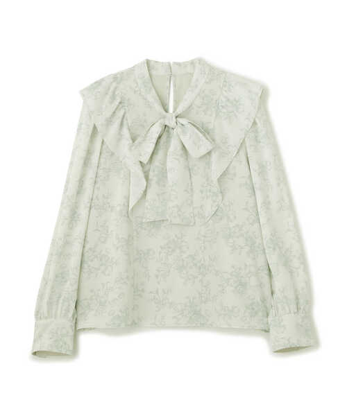 PROPORTION BODY DRESSING（プロポーションボディドレッシング）の「モノトーンブーケフラワーブラウス / 1213110114（シャツ/ブラウス・レディース・パープル/カーキ・SMALL/MEDIUM）」の17枚目の写真