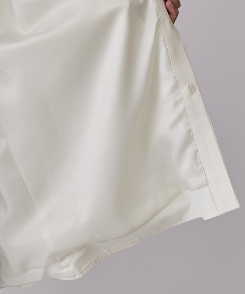 Lui's（ルイス）の「テーラードシャツブルゾン（シャツ/ブラウス・メンズ・オフホワイト/ブラック・S/M）」の20枚目の写真