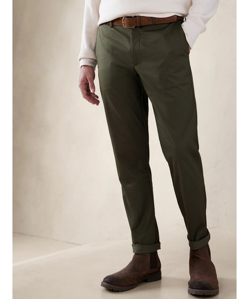 Banana Republic（バナナリパブリック）の「スリムコアテンプパンツ（チノパンツ・メンズ・ブラック/グリーン/ベージュ/ネイビー/ホワイト系その他・28W 30L/29W 30L/30W 30L/31W 30L/32W 30L/33W 30L）」の4枚目の写真
