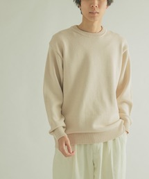 FORK&SPOON | FORK&SPOON　天竺クルーネックニットプルオーバー(ニット/セーター)