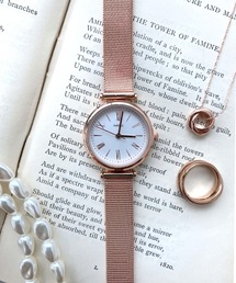 Three Four Time | 5気圧防水メッシュウォッチ　/　時計(アナログ腕時計)