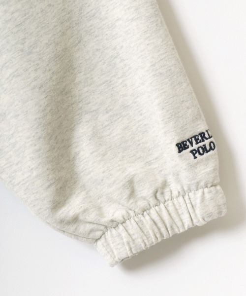 BEVERLY HILLS POLO CLUB(ビバリーヒルズポロクラブ)の「BEVERLY HILLS POLO CLUB/ビバリーヒルズポロクラブ オーバーサイズ ロゴ ワンポイント刺繍 スウェット レディース メンズ トレーナー(スウェット・レディース・アッシュグレー/オフホワイト/ブルー/ライトグリーン/グリーン/スミクロ/ネイビー・M/L/LL)」の18枚目の写真