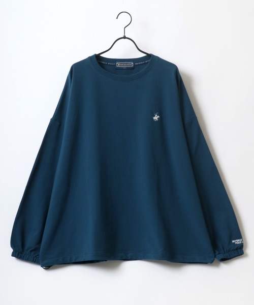 BEVERLY HILLS POLO CLUB(ビバリーヒルズポロクラブ)の「BEVERLY HILLS POLO CLUB/ビバリーヒルズポロクラブ オーバーサイズ ロゴ ワンポイント刺繍 スウェット レディース メンズ トレーナー(スウェット・レディース・アッシュグレー/オフホワイト/ブルー/ライトグリーン/グリーン/スミクロ/ネイビー・M/L/LL)」の14枚目の写真