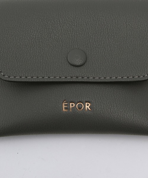 E'POR(エポール)の「EPOR Small Case(カードケース・レディース・チャコールグレー/ベージュ/ピンク/オレンジ・FREE)」の11枚目の写真