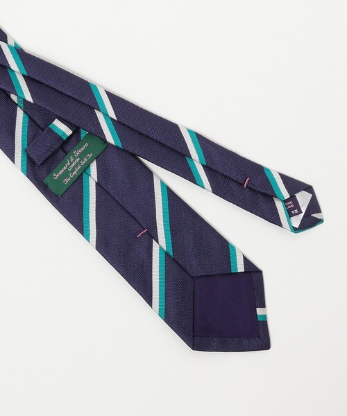 Seaward & Stearn × BEAMS F / 別注 ストライプ ネクタイ 【公式通販】