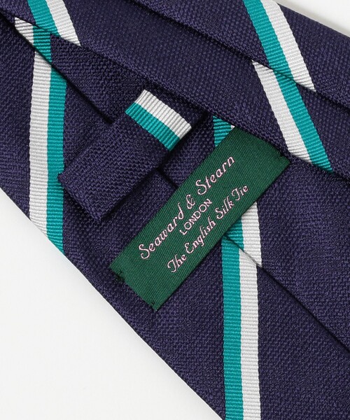 Seaward & Stearn × BEAMS F / 別注 ストライプ ネクタイ 【公式通販】
