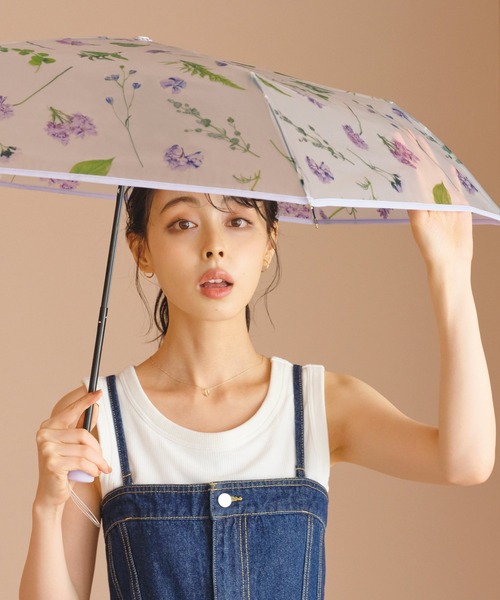 plantica×Wpc.]フラワーアンブレラプラスティック ミニ ビニール