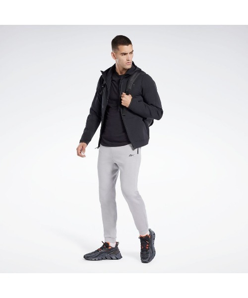 Reebok（リーボック）の「ドリームブレンドフーディー / DreamBlend FZ Hoodie（パーカー・メンズ・グレー/ブルー/ブラック/ヘザーグレー・LARGE/MEDIUM/SMALL/X-LARGE/XX-LARGE/XXX-LARGE/X-SMALL）」の5枚目の写真