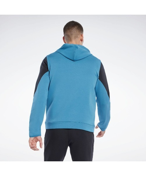 Reebok（リーボック）の「ドリームブレンドフーディー / DreamBlend FZ Hoodie（パーカー・メンズ・グレー/ブルー/ブラック/ヘザーグレー・LARGE/MEDIUM/SMALL/X-LARGE/XX-LARGE/XXX-LARGE/X-SMALL）」の10枚目の写真