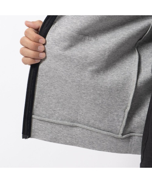 Reebok（リーボック）の「ドリームブレンドフーディー / DreamBlend FZ Hoodie（パーカー・メンズ・グレー/ブルー/ブラック/ヘザーグレー・LARGE/MEDIUM/SMALL/X-LARGE/XX-LARGE/XXX-LARGE/X-SMALL）」の18枚目の写真