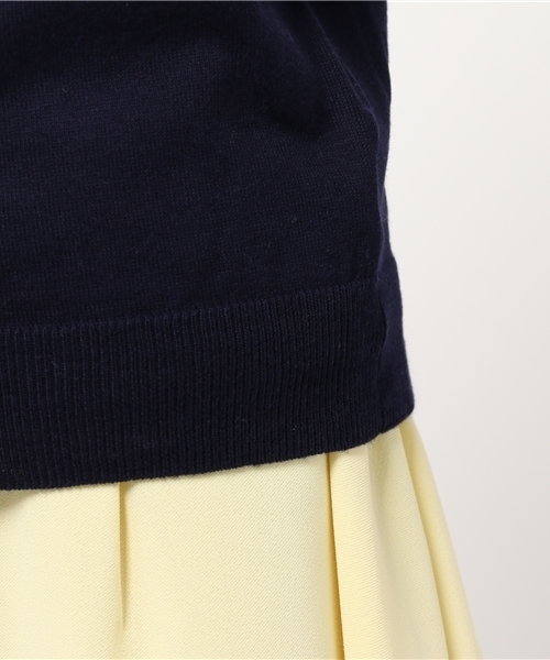 NATURAL BEAUTY BASIC（ナチュラルビューティーベーシック）の「【Sweet4月号掲載】ハトメ釦コットンニットカーディガン（カーディガン/ボレロ・レディース・ホワイト系その他/オフホワイト/ブルー/ネイビー/ダークブルー・MEDIUM）」の11枚目の写真