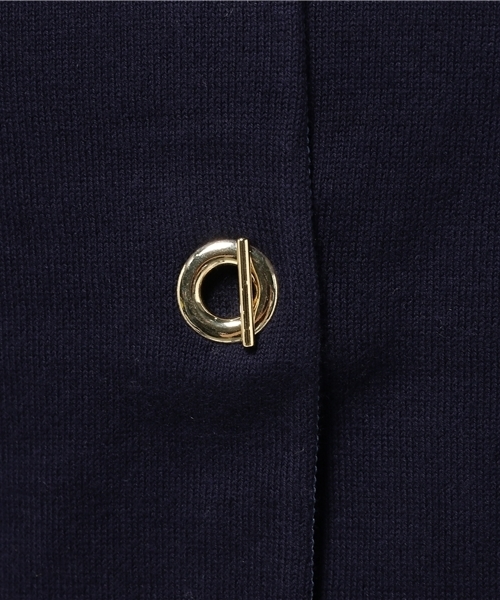 NATURAL BEAUTY BASIC（ナチュラルビューティーベーシック）の「【Sweet4月号掲載】ハトメ釦コットンニットカーディガン（カーディガン/ボレロ・レディース・ホワイト系その他/オフホワイト/ブルー/ネイビー/ダークブルー・MEDIUM）」の12枚目の写真